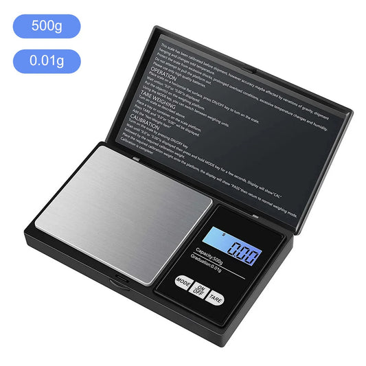 Pocket Digital Scale 500g – Precision Jewelry & Kitchen Use
