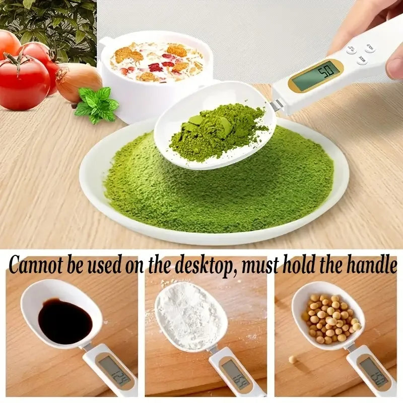 Digital Kitchen Spoon Scale – 500g LCD Precision