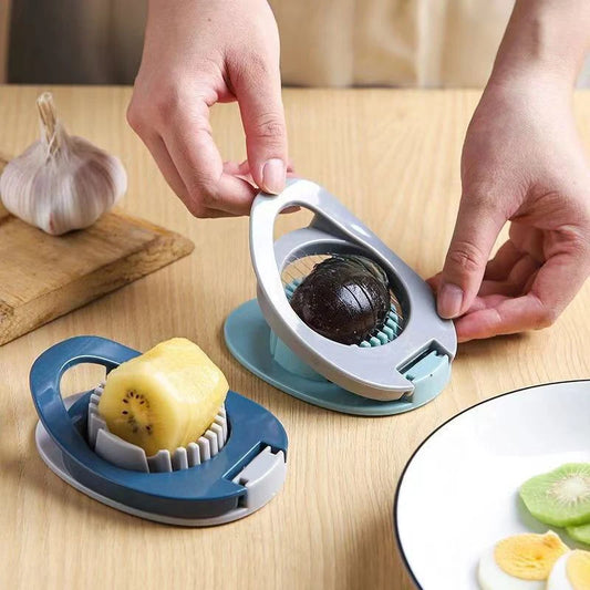 Stainless Steel Egg Slicer – Multipurpose Cutter for Eggs & Fruits