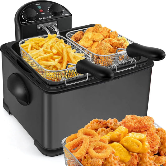 Stainless Steel Electric Fryer – 1700W