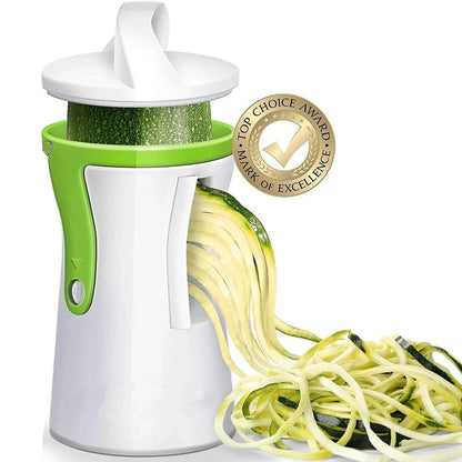 LMETJMA Heavy-Duty Spiral Vegetable Slicer – Zucchini & Pasta Noodle Maker