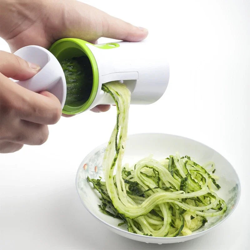 LMETJMA Heavy-Duty Spiral Vegetable Slicer – Zucchini & Pasta Noodle Maker