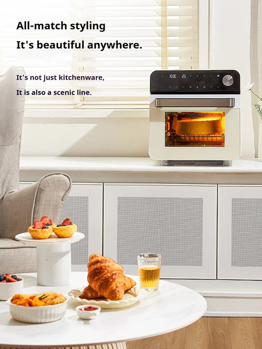 Premium Commercial Smart Air Fryer – 3-in-1 Bake, Fry & Steam