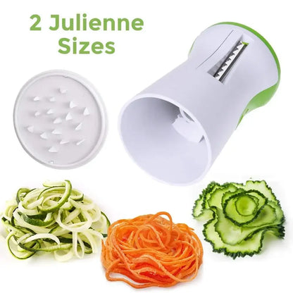 LMETJMA Heavy-Duty Spiral Vegetable Slicer – Zucchini & Pasta Noodle Maker